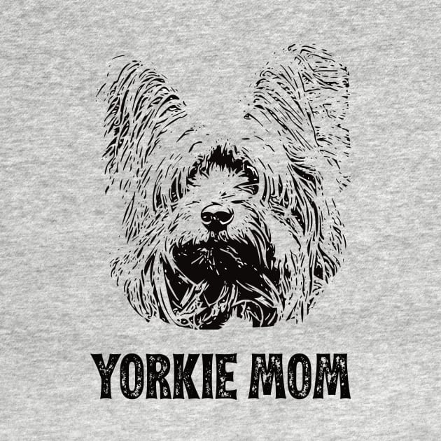 Yorkie Mom - Yorkshire Terrier Dog Mom by DoggyStyles